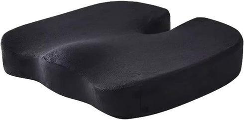 JJKSKV U-Shaped Memory Foam Seat Cushion Orthopedic Pillow for Office Chair, Car, Travel,