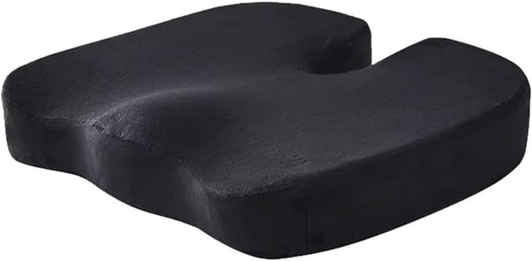 JJKSKV U-Shaped Memory Foam Seat Cushion Orthopedic Pillow for Office Chair, Car, Travel,