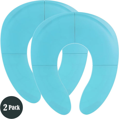 2 Pack Funbliss Portable Potty Seat for Toddler Travel, Travel Potty Seat for Toddler with Built-in Suction