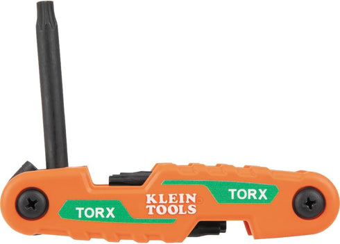 Cmpct Folding Hex Key Set, 8-Key Torx Sizes for Various Applications