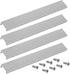 LC LICTOP Finger Edge Pull Concealed Handle - 250mm/9.8" for Home Kitchen Door Drawer Cabinet (4Pcs)