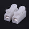 Push Quick Wire Cable Connectors, 50pcs 2 Pin Spring Wire Connectors for Lighting Electrical and Automotive Wiring