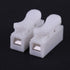 Push Quick Wire Cable Connectors, 50pcs 2 Pin Spring Wire Connectors for Lighting Electrical and Automotive Wiring