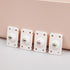 8pcs jojofuny Self-Adhesive Sticky Case Wheels Swivel Casters for Storage Boxes Rolling Cart Furniture Accessories
