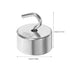 50pcs 10g Set 500g Luxshiny Chrome-Plated Hook Weights for Physics Experiments, Total Calibration Weight Kit