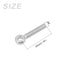 Shoulder Swing Lifting Bolt (M6x30mm) 5Pcs, 304 Stainless Steel Eye Bolts - for Home Renovation, Pipeline Gate Valves Fasteners, Silver