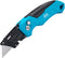 OX Tools Pro Heavy Duty Fixed Blade Folding Knife with Easy Change Blade Button - Quick Fold Action & Strong
