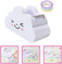 Girls Tape Dispenser Set, Cute Cloud Tape Dispenser + Rainbow Tape, Tape Cutter for Office Desk
