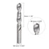 uxcell Solid Carbide Drill Bits, 6.4mm C2/K20 Tungsten Carbide Jobber Drill Bits for Metal