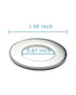 5/8 Inch SAE Flat Washers, Pack of 50, Premium 304 Stainless Steel Washers for Secure Fastening