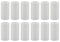 Creative Hobbies 1.75" White Plastic Candle Covers Sleeves Chandelier Socket Covers ~