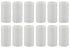 Creative Hobbies 1.75" White Plastic Candle Covers Sleeves Chandelier Socket Covers ~