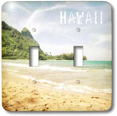 3dRose lsp_30918_2 Kauai Hawaii Tropical Beach Toggle Switch, Multi-Color by 3dRose