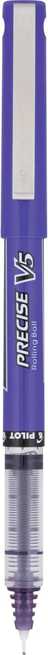 Pilot Precise V5 Rollerball Pens, Extra Fine Point 0.5 mm, Purple, Pack of 12