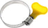 15-Pack Mixed Pack Yellow Stainless Steel Hose Clamps, Adjustable Thumb Screw Key Type Clamps for Plumbing