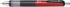 Zebra P-MA93-R Delguard Mechanical Pencil, Type GR 0.5, Red