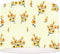 Yellow Floral Natural Linen Cylinder Lampshade for Table/Floor Lamp, 7.87 R x 7.08 H inches