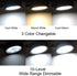 3 10 Dimmable QUANS Color Changeable Level Flexible Gooseneck Wall Mount Mounted Bedside Reading LED Light Lamp