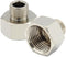 Hooshing 2PCS Faucet Hose Adapter, 1/2 Female to 3/8 Male Reducer Compression Brass Pipe Fitting with Washers