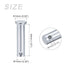 Clevis Pins (10mmx40mm) 6Pcs, Single Hole Flat Head Carbon Steel Fastener Pin - for Metal Devices, Furniture Installation, Industrial, DIY
