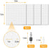 4PCS Pegboard,Metal PegBoard, Peg Board Wall Organizer, Pegboard Storage System for Workbench, Shop, Shed Modular Peg