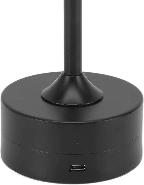2000mAh 3 Cordless Table Lamp, Rechargeable Lamp Levels Brightness Portable USB C LED Metal Bedside Light for Outdoor