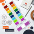Sticky Tabs for Books, Notebooks & Documents - Annotate, Mark Pages, Eco-Friendly Index Tabs & Page Flags for Organizing - Self Adhesive & Waterproof Note Pads in Transparent Color (960 Tabs)