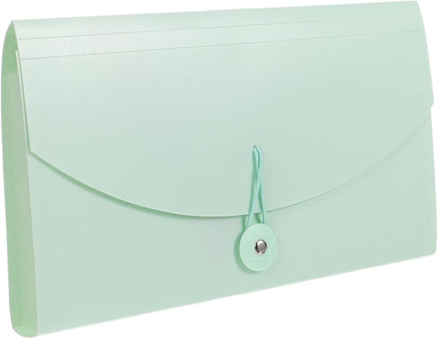 EXCEART Portable Folder Organ Bag, B6 Bills Holder, Accordion Receipt Organizer for Bills and Receipts, Plastic Storage