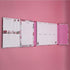 Cute Weekly Organiser Self-Stick Notes, Mini Sticky Note Tab, Pastel Memo Pad Set, Colored Printing with Rose Shapes,