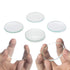 Amlong Crystal Premium Optical Glass Double Convex and Double Concave Lens Set, 50mm Diameter