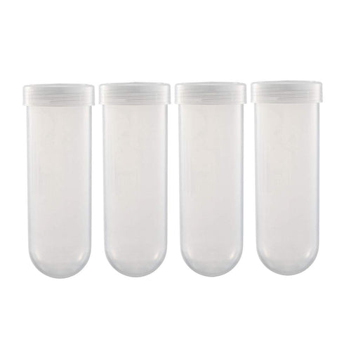 uxcell 10 Pcs 100ml Plastic Centrifuge Tubes, Graduated Micro Centrifuge Tube with Screw-on Cap, Clear Storage Container