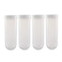 uxcell 10 Pcs 100ml Plastic Centrifuge Tubes, Graduated Micro Centrifuge Tube with Screw-on Cap, Clear Storage Container