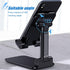 Phone Stand for Desk, 2 Pack MT-6 Adjustable Cellphone Holder for Office, Compatible with Devices Under 8” (Black)