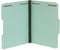 Blue Summit Fastener Folder, 2” Expansion, Letter Size, Gray/Green, 25 Pack