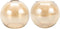 2 Pack Amber Glass Shades Globes, Glass Lamp Shade Covers Replacements, 1.65