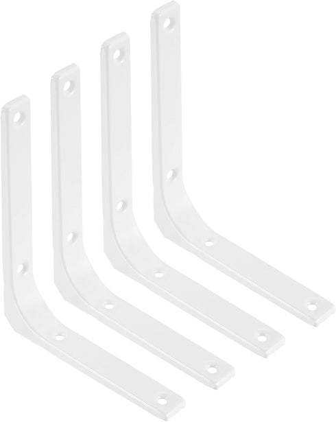 uxcell 4Pcs Floating Shelf Brackets, 5 x 6 Inch Heavy Duty Wall