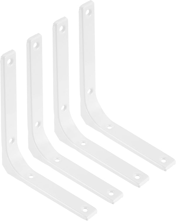 uxcell 4Pcs Floating Shelf Brackets, 5 x 6 Inch Heavy Duty Wall