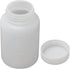 Bettomshin 5Pcs 100ml PE Plastic Bottles, Wide Mouth Lab Reagent Bottle with Graduated Scale