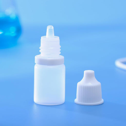 SUPVOX 10PCS Plastic Squeezable Dropper Bottles, Empty Essential Oil Squeeze Bottle Refillable Containers