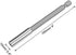 uxcell Extension Extend Socket Drill Bit Holder Magnetic Hex Screwdriver Power Tools,4-inch Length,1/4inch-Hexagon Drill by uxcell