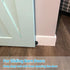 HUTLON 2-Pack Magnetic Door Stops, Black Floor Mount Magnetic Door Catch and Holder