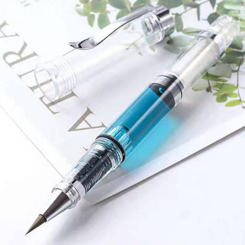 Veemoon 5pcs Watercolor Brushes, Refillable Brush Pens, Ink Writing Brush for Drawing Art Supplies Calligraphy Practice
