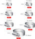 Selizo 40Pcs Hose Clamp, 7 Sizes Adjustable Pipe Tube Clamps, 304 Stainless Steel Hose Clips