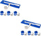 Mobestech 8pcs Adjustable Patient Straps Unisex - Leg Holders for Hospitals Quick-Release