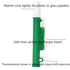Pipette Pipet Pump, 10ml Green Filler for Disposable Plastic and Glass Pipettes