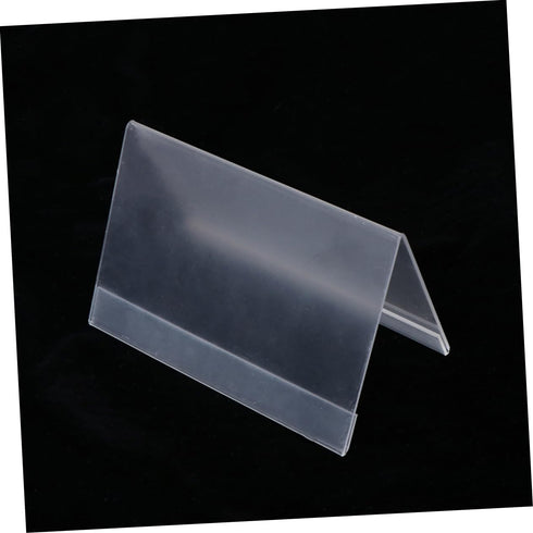 LALAFINA Acrylic Double-sided Seat Card Display Card for Acrylic Table Change Lightweight Practical Design Suitable