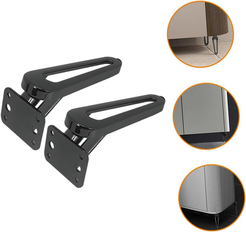 LIFKOME 2pcs Furniture Legs for Sofa and Table Replacement Unique Modern Design for Table and Tv Stand Easy