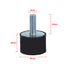 Rubber Mount Isolator, M8 M6 Anti Vibration Isolator, Electric Motor Mount Rubber Bushings, 4pcs