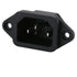 Baomain 3P IEC 320 C14 Male Plug Panel Power Inlet Sockets Connectors AS-05 AC 250V 10A (5PCS)