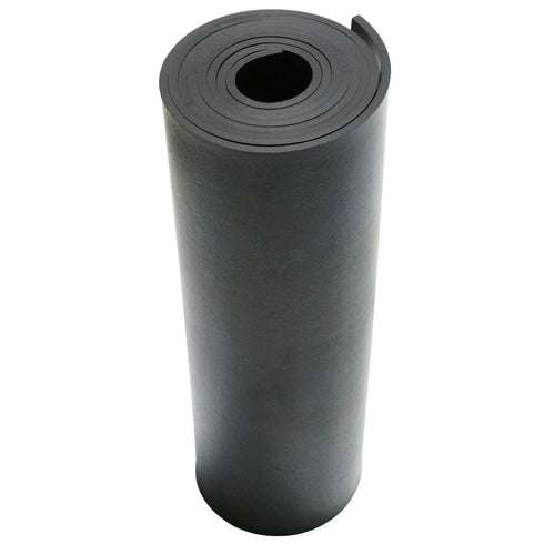 Neoprene Sheet, 50A Durometer, Smooth Finish, Black, 0.032" Thickness, 12" x 12"